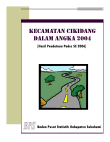 Kecamatan Cikidang Dalam Angka 2004